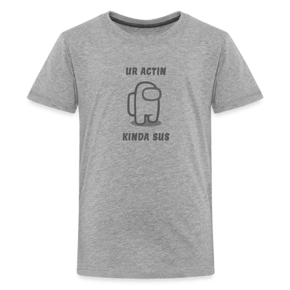 Sus - Kid's Premium T-Shirt - heather gray