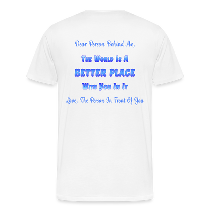 Better Place - Unisex Organic T-Shirt - white