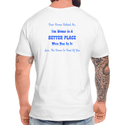 Better Place - Unisex Organic T-Shirt - white