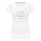 Cursive - Women’s T-Shirt - white