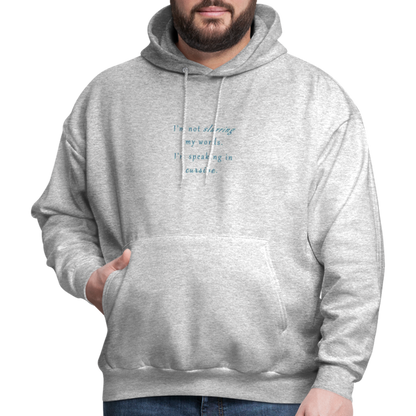 Cursive - Unisex Hoodie - heather gray