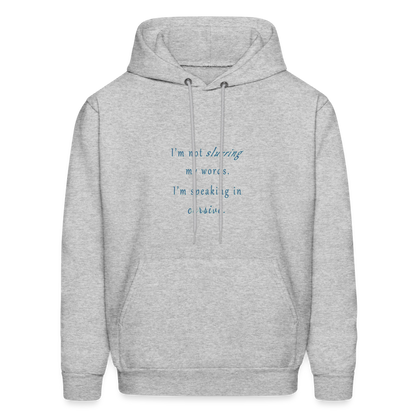 Cursive - Unisex Hoodie - heather gray