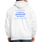 Better Place - Unisex Hoodie - white