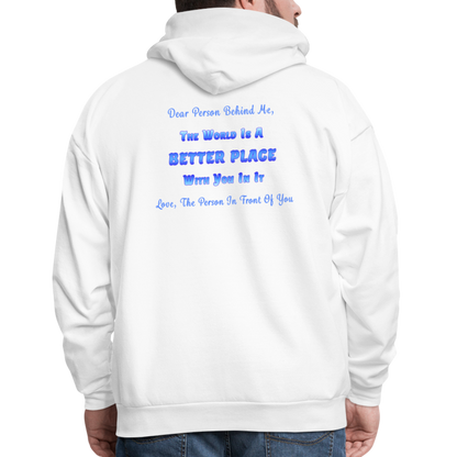 Better Place - Unisex Hoodie - white