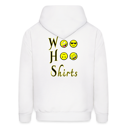 Woo Hoo Shirts - Unisex Hoodie - white