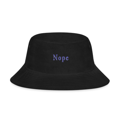 Nope - Bucket Hat - black