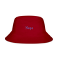 Nope - Bucket Hat - red