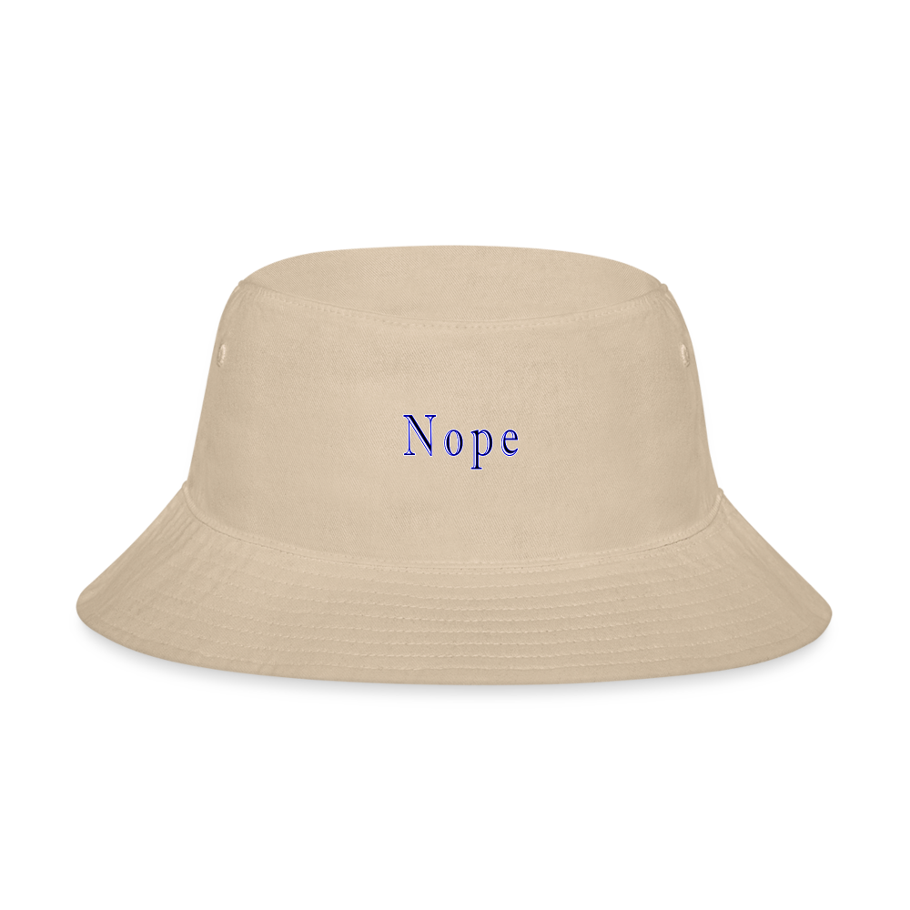 Nope - Bucket Hat - cream