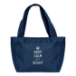 Scout Keep Calm - Recycled Insulated Lunch Bag - navy