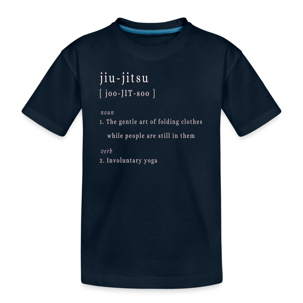 Jiu-jitsu - Kids Responsibly Sourced T-Shirt - deep navy