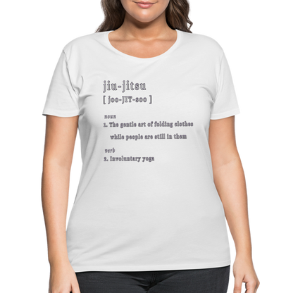 Jiu-Jitsu - Women’s Curvy T-Shirt - white