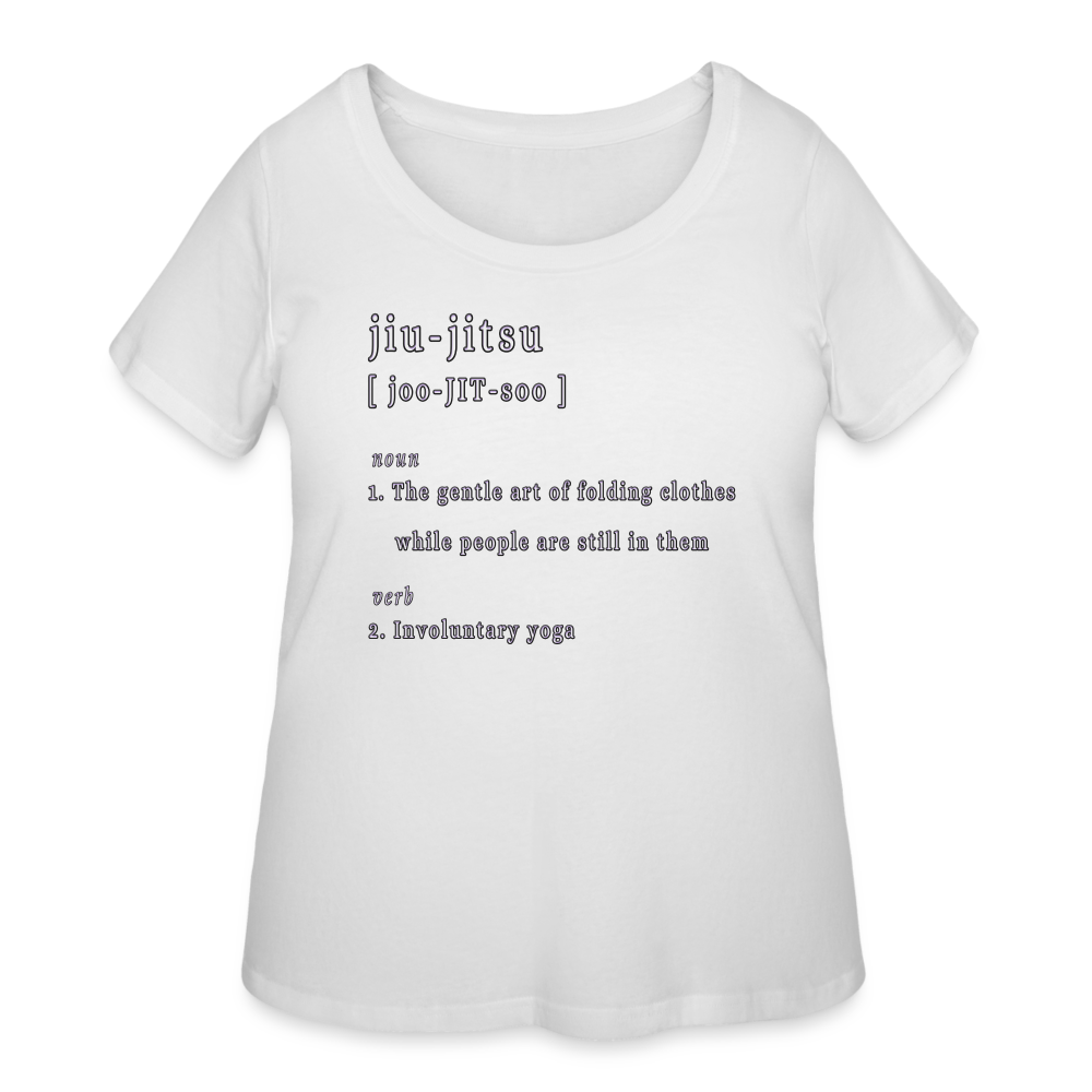 Jiu-Jitsu - Women’s Curvy T-Shirt - white