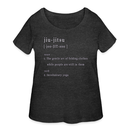 Jiu-Jitsu - Women’s Curvy T-Shirt - deep heather