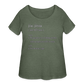 Jiu-Jitsu - Women’s Curvy T-Shirt - heather military green