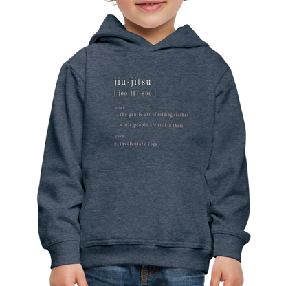 Jiu-Jitsu - Kid‘s Hoodie - heather denim