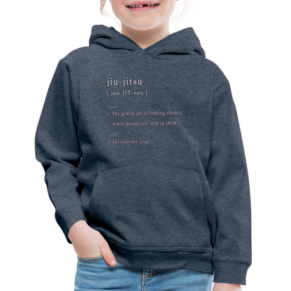 Jiu-Jitsu - Kid‘s Hoodie - heather denim