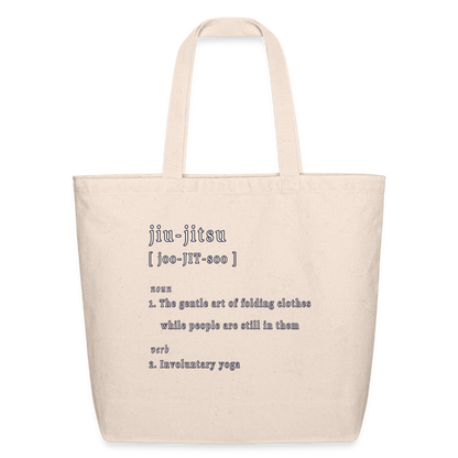 Jiu-Jitsu - Eco-Friendly Cotton Tote - natural