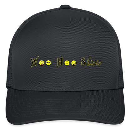 Woo - Flexfit Fitted Baseball Cap - charcoal