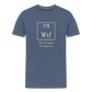 Wtf - Unisex T-Shirt - heather blue