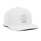 WTF - Snapback Baseball Cap - white