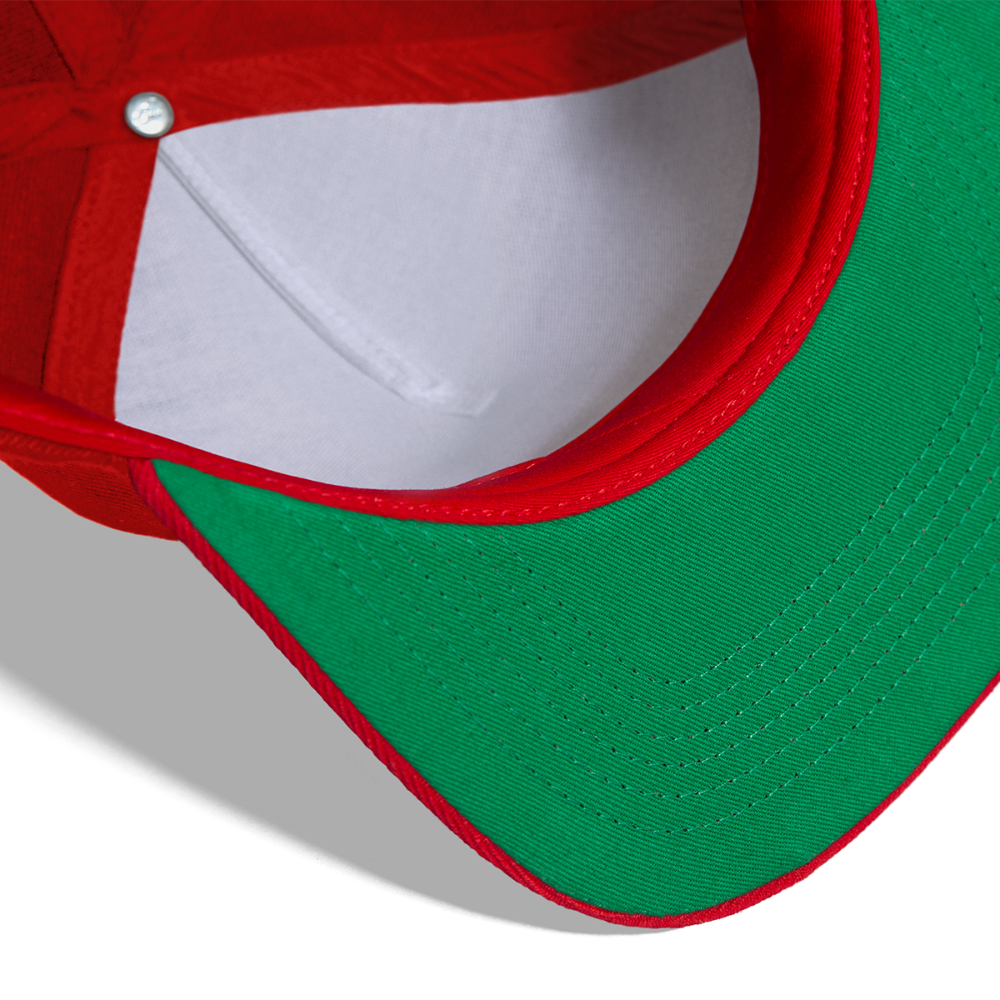 WTF - Snapback Baseball Cap - red