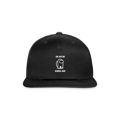 Sus - Snapback Baseball Cap - black