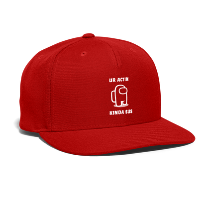 Sus - Snapback Baseball Cap - red