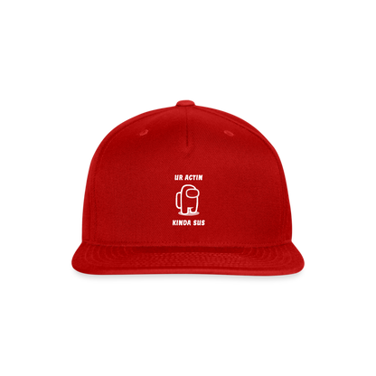 Sus - Snapback Baseball Cap - red