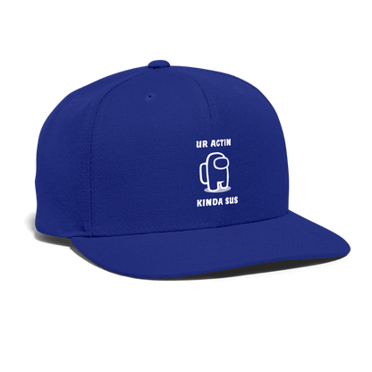 Sus - Snapback Baseball Cap - royal blue