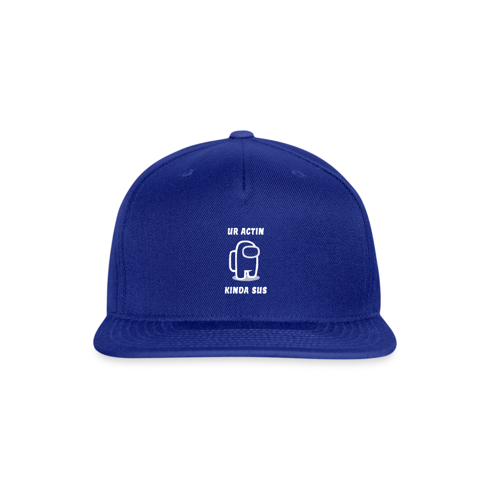 Sus - Snapback Baseball Cap - royal blue
