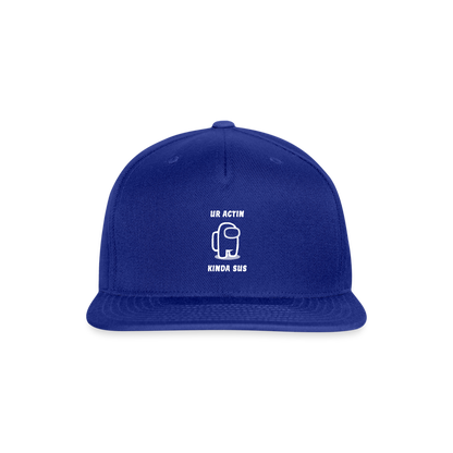 Sus - Snapback Baseball Cap - royal blue