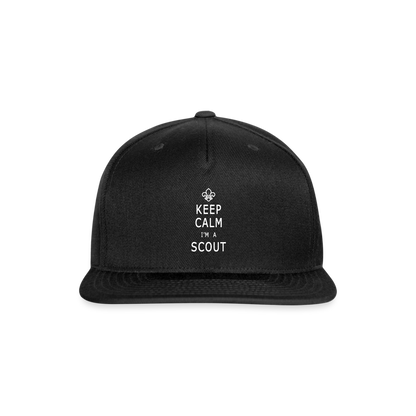 Scout Keep Calm - Snapback Baseball Cap - black