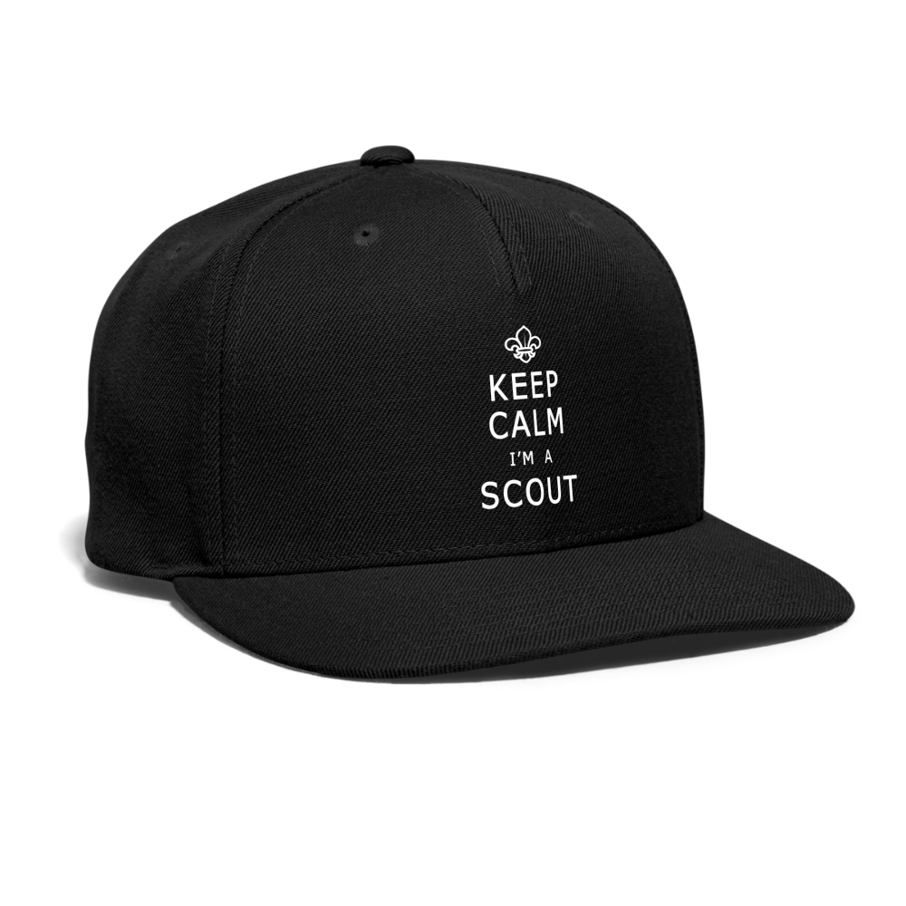 Scout Keep Calm - Snapback Baseball Cap - black