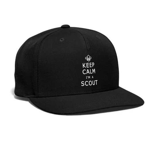 Scout Keep Calm - Snapback Baseball Cap - black