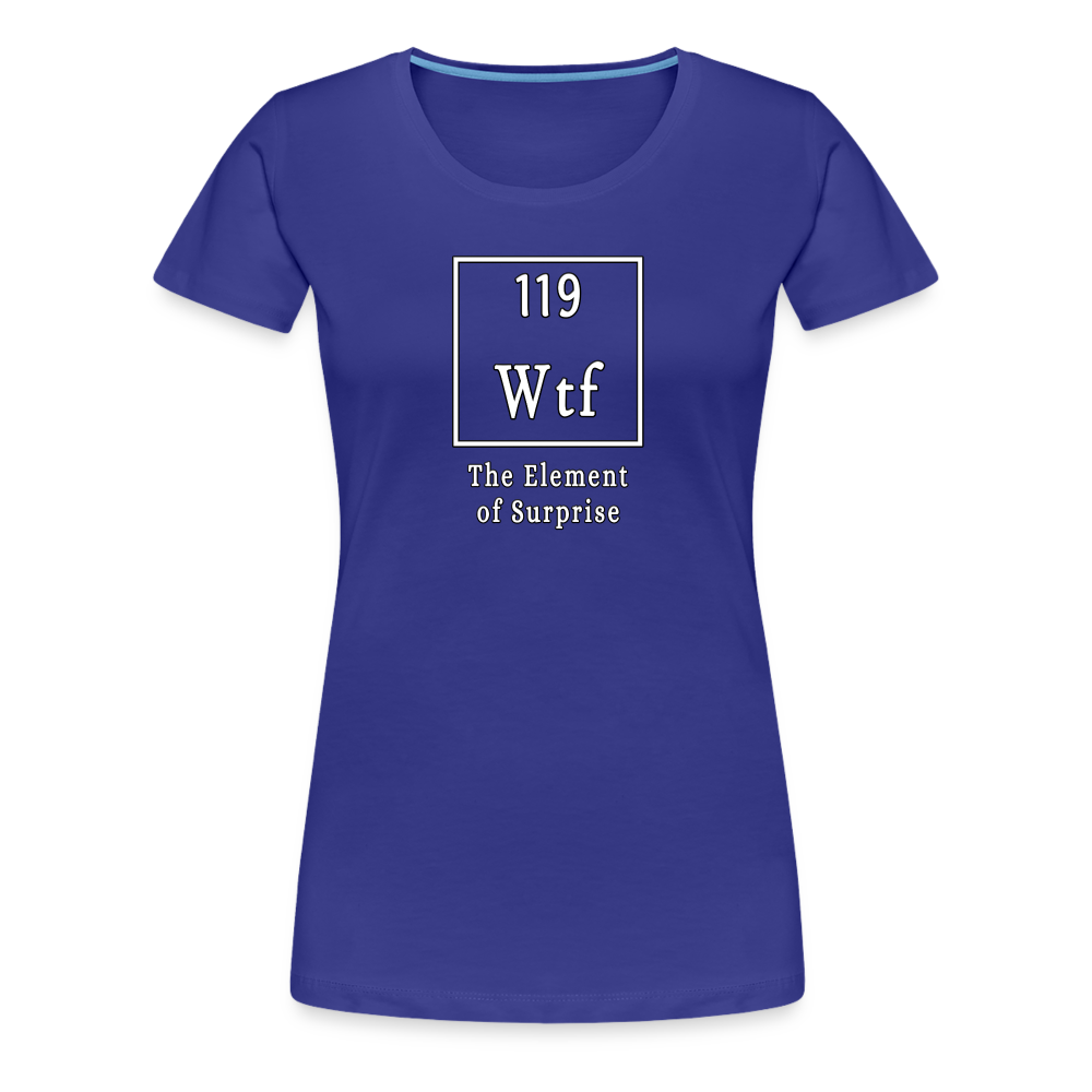 WTF - Women’s T-Shirt - royal blue