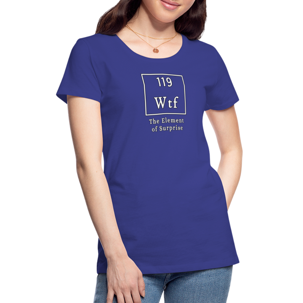 WTF - Women’s T-Shirt - royal blue