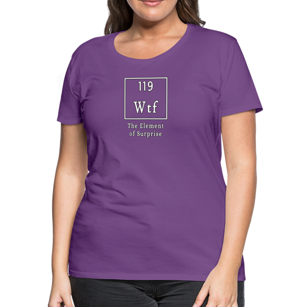 WTF - Women’s T-Shirt - purple