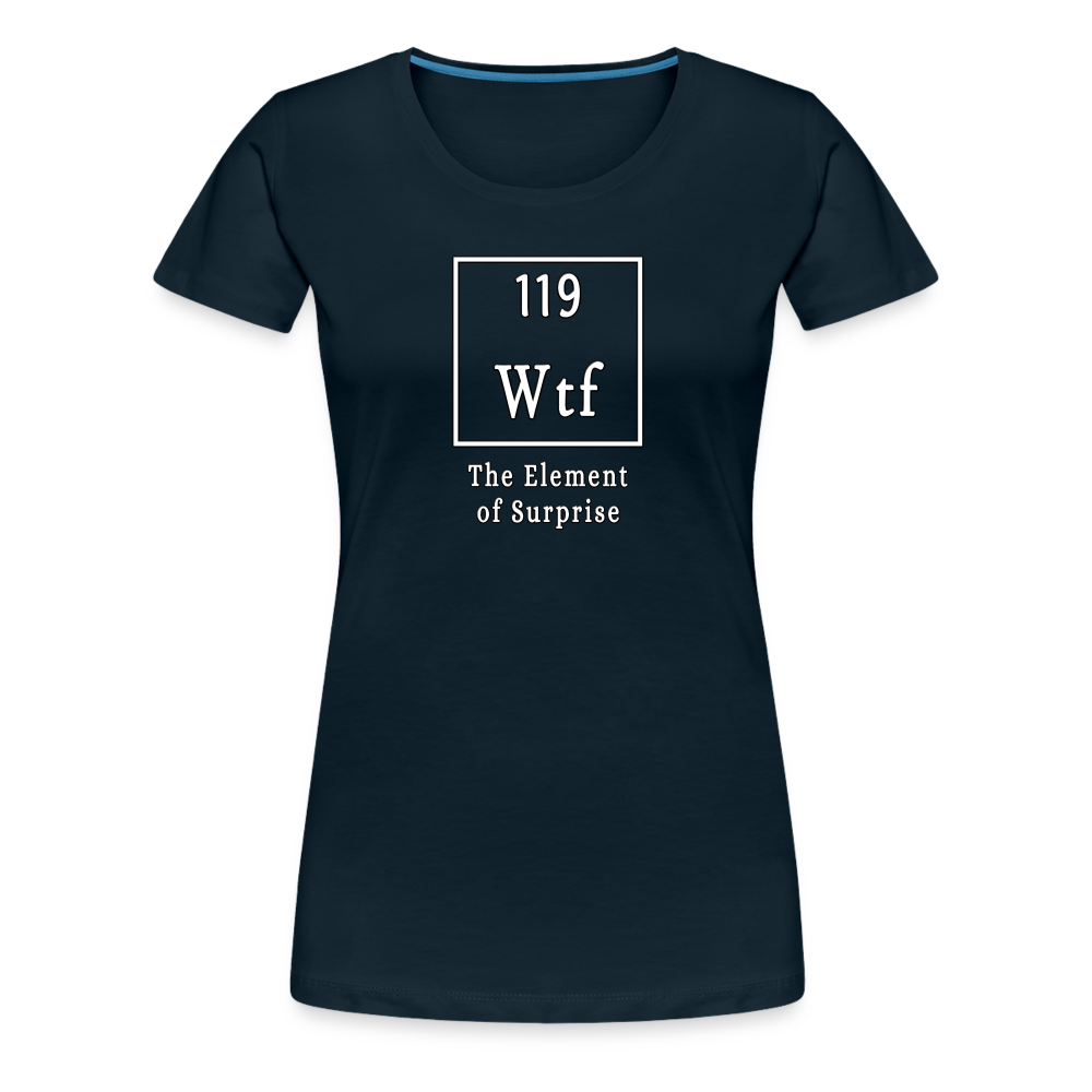 WTF - Women’s T-Shirt - deep navy