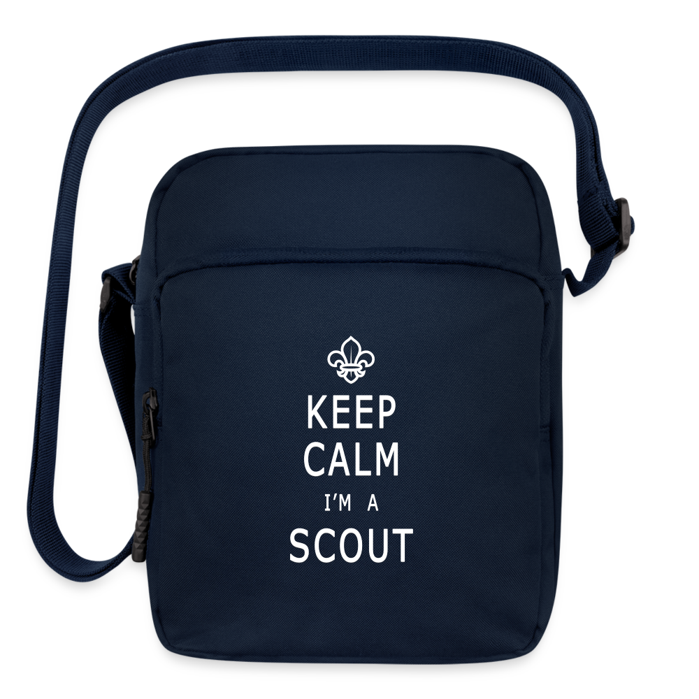 Scout Keep Calm - Upright Crossbody Bag - navy