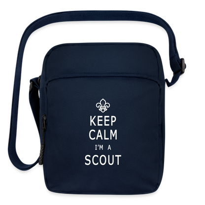 Scout Keep Calm - Upright Crossbody Bag - navy