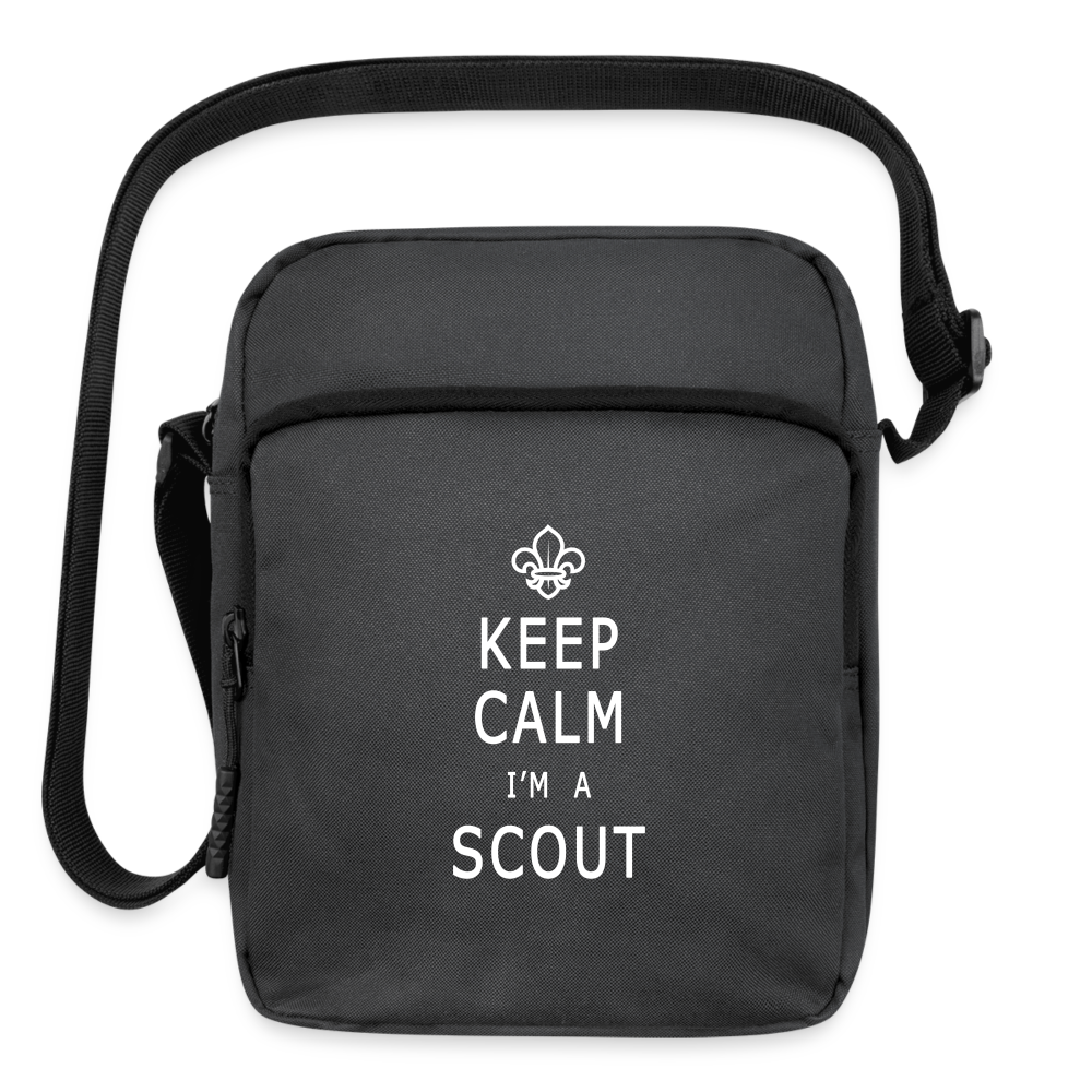 Scout Keep Calm - Upright Crossbody Bag - charcoal grey
