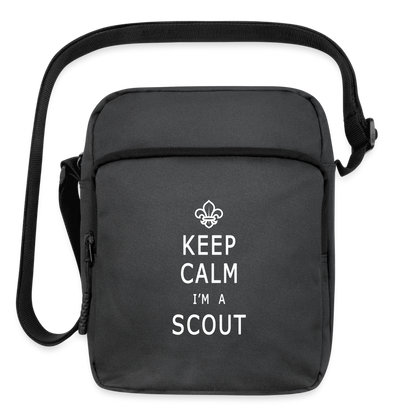 Scout Keep Calm - Upright Crossbody Bag - charcoal grey