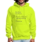 Jiu Jitsu - Unisex Hoodie - safety green