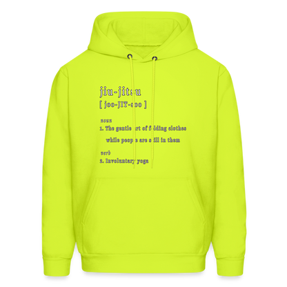 Jiu Jitsu - Unisex Hoodie - safety green