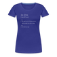 Jiu-jitsu - Women’s T-Shirt - royal blue