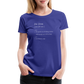 Jiu-jitsu - Women’s T-Shirt - royal blue