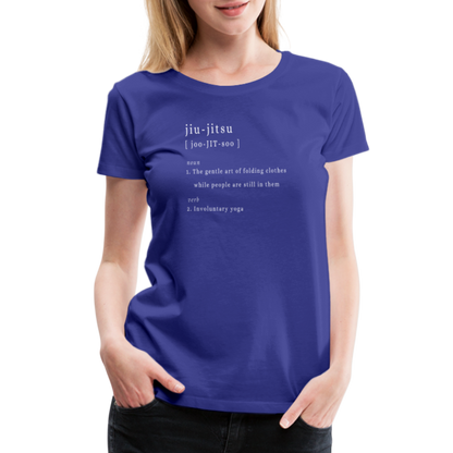 Jiu-jitsu - Women’s T-Shirt - royal blue