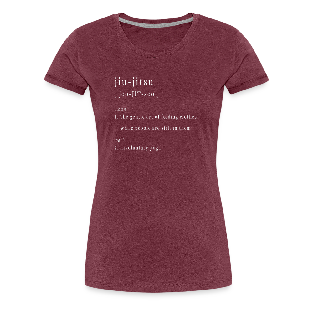 Jiu-jitsu - Women’s T-Shirt - heather burgundy