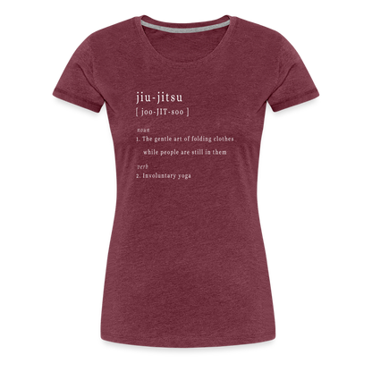 Jiu-jitsu - Women’s T-Shirt - heather burgundy