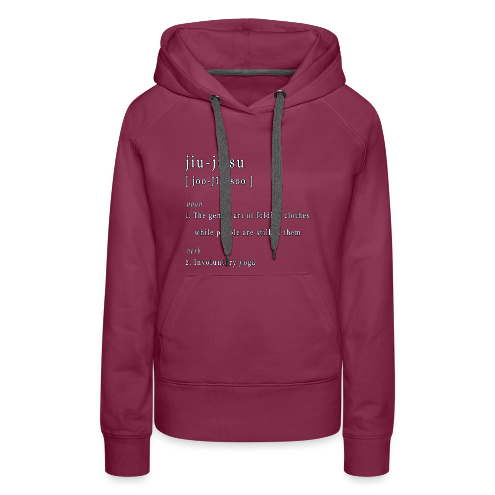 Jiu-jitsu - Women’s Hoodie - burgundy